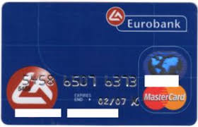 Bank Card Eurobank Mastercard 07 05 Efg Eurobank Ergasias S A Greece Col Gr Mc 0040