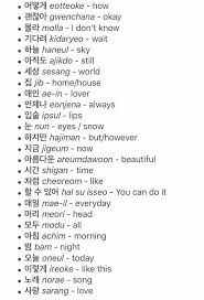 Translation of «kim taehyung» in korean language: Pin By Zeni On Korean Language Korean Words Learning Korean Writing Korean Words