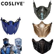 These masks are printed in pla and have some ruffs spots just from the 3d printing process itself. Coslive Mortal Kombat 11 Sub Zero Mask Full Head Resin Helmet Cosplay Costumes Props Game Mk11 Replica Adults Party Party Party Party Pinkparty Hair Wigs Aliexpress