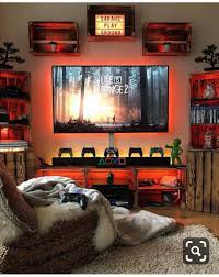 Ps4 Ps5 Gaming Mancave Sunday Video Game Room Design Video Game Room Decor Game Room Design