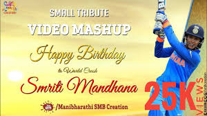 Sophia ecclestone took 4/88 to clean up the lower order as india could only add 65 to their overnight score. World Crush Smriti Mandhana Birthday Special Tribute Mashup Video Smbcreation Manibharathi Youtube