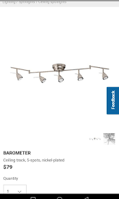 Marleneci bought this a month ago. Ikea Ceiling Barometer Spot Lights Furniture Home Decor Lighting Supplies On Carousell