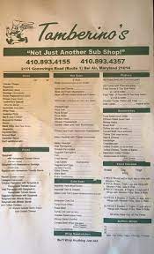 Best dining in bel air, maryland: Tamberino S Pizza Subs In Bel Air Restaurant Menu And Reviews