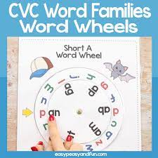 Change the unit of measure. Cvc Word Wheel Easy Peasy And Fun