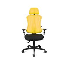 In schwarz sieht der topstar drehstuhl point 50 sehr modern, schlicht und schick aus. Burostuhl Topstar Sitness 90 Mit Kopfstutze Gelb Farbe Gelb Kopfstutze Inklusive Kopfstutze