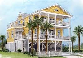 Casual and informal living on the ocean or lake often thought of as a house on stilts (or piers) designed for relaxed. Seawatch I Coastal House Plans From Coastal Home Plans Coastal House Plans House On Stilts Beach House Plans
