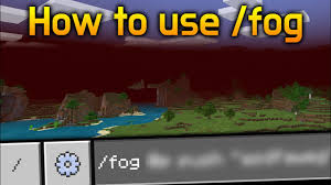 Q&a boards community contribute games what's new. How To Use Fog Command New In 1 16 100 54 Minecraft Pe Youtube