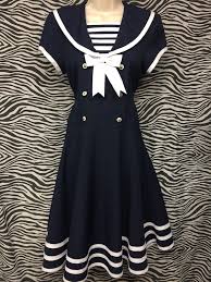 Bonnie Jean 80s Sailor Dress East Village Vintage Collective