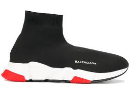 Balenciaga speed trainer black white (2018). Balenciaga Speed Trainer Black Red 530351 W05g0 1000