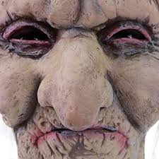 Styler Latex Old Woman Mask Realistic Halloween Mask with Hair :  Amazon.com.au: Toys & Games