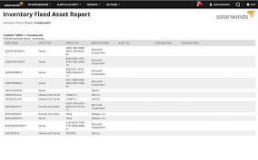 They will then show up as available for us to use. It Asset Inventory Management For Server Software Solarwinds