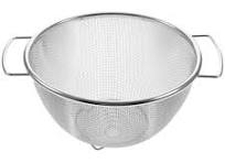 Stainless Steel Vegetable Basket Rice Strainer Washing Bowl Colander