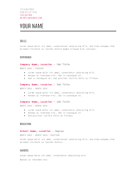 Also, if the hiring manager uses software to. Free One Page Resume Templates Free Download