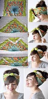 Head Scarf For Those Artistic Days Things Needed Scarf A Clip Or Elastic Band To Put Your Hair Up 1 Com Scarf Hairstyles Bandana Hairstyles Up Hairstyles