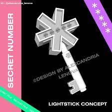 Lightstick Secret Number Tongkat Cahaya Gambar Lucu Artis