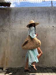 Ba02 Woven Bag Beach Bag Oversized Bag Straw Bag Natural Bag Bali Bag Raffia Woven Bag Beach Bag Bags