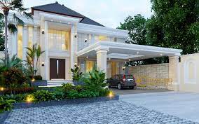 Informasi harga jasa desain rumah murh di kerjakan oleh arsitek rumah berpengalaman. Desain Rumah Classic 2 Lantai Bapak Gatot Di Yogyakarta