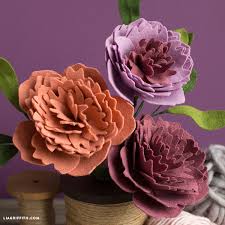 Download Felt Peonies With Svg Cut File Lia Griffith SVG Cut Files