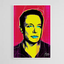 Fine Pop Art & Graffity Portrait Poster