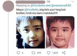 In the comments, netizens noted the resemblance between the mayor and exo member d.o. Mayor Vico Sotto Answers Netizen Tagging Him Exo Member Fans Notice His Resemblance To Singer D O Pep Ph