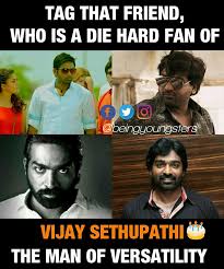 Happy Birthday Vijay Sethupathi Being Youngsters Facebook Following a stint as an accountant, sethupathi began considering an acting career. happy birthday vijay sethupathi