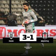 Beşiktaş gençlerbirliği maç sonucu haberimizde beşiktaş gençlerbirliği maçı kaç kaç bitti? Sampiyon Besiktas Jk On Twitter Mac Sonucu Paokvbes 3 1
