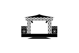 Download Outdoor Concert Stage Vector Icon Graphic By Kokank13 Creative Fabrica