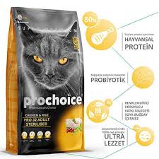 Pro Choice 32 Sterilised Kisirlastirilmis Kedi Mamasi Pet Ihtiyac