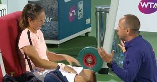 Daria kasatkina joined the empire tennis academy in 2014. Wta Dubai Kasatkina A Largue Son Coach Belge Dehaes Kasatkina Dubai Halep Svitolina Belgium Wta Tennisactu