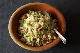 Cauliflower rice is simply cauliflower that has been pulsed in a food processor to break it down. Couscous Recipes Food52