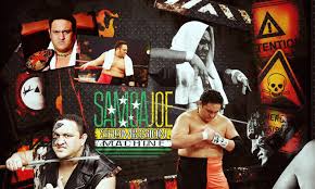 This wwe wallpaper might contain well dressed person, suit, pants suit, pantsuit, long trousers, long pants, and playsuit. Samoa Joe Wallpaper For Al By Rollingstar89 On Deviantart