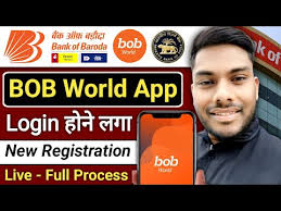 Bank of Baroda BOB World App Login Kese Karen Ghar bethe BOB World ऐप में  पहली बार लॉगिन कैसे करें