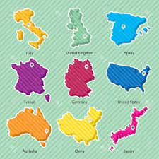 We did not find results for: Nueve Mapas De Paises Italia Reino Unido Espana Francia Alemania Estados Unidos Estados Unidos Australia China Japon Ilustraciones Vectoriales Clip Art Vectorizado Libre De Derechos Image 86787745