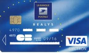 Une application android de la banque postale. Bank Card Visa Electron Realys La Poste France Col Fr Ve 0001 05