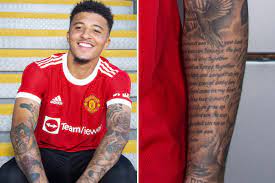 Find the perfect jadon sancho stock photos and editorial news pictures from getty images. Man Utd Star Jadon Sancho Reveals Heartbreaking Tattoo Meanings Including Poem To Brother Who Died And Sister S Initials Football Reporting