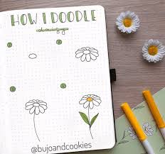 Learn how to make easy doodle art in your bullet journal! 51 Easy Bullet Journal Doodles For Your 2021 Bujo Bullet Planner Ideas
