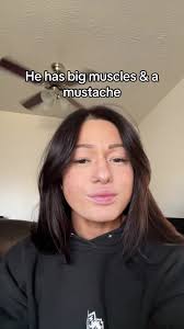 Muscular Guy with Mustache Who Just Had A Baby