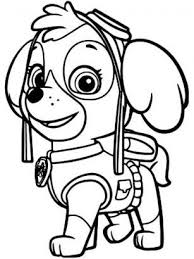 Paw Patrol Marshall Coloring Pages Vrityskuvat Pinterestskye