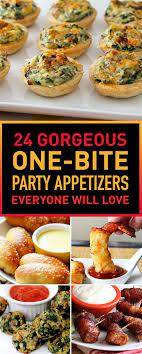1 / 40 hot spinach spread with pita chips warm and cheesy, this spread is absolutely scrumptious served on toasted pita wedges. 24 Gorgeous One Bite Party Appetizers Everyone Will Love Cooking Pinterest Vorspeise Fingerfood And Lecker