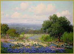 Wood was an american painter who was born in 1889. Porfirio Salinas The Texas Bluebonnet Painter Porfirio Salinas
