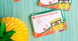 Zoe samuel 6 min quiz sewing is one of those skills that is deemed to be very. Spongebob Printable Trivia Card Game Nickelodeon Parents
