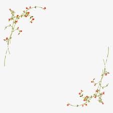 Simple Flowers Border Flowers Border Simple Border Hand Painted Flowers Png Transparent Clipart Image And Psd File For Free Download Flower Border Flower Border Png Simple Flowers