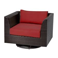 Sol 72 Outdoor Tegan Swivel Patio Chair With Cushions Cushion Color Terracotta Outdoor Dining Chairs Outdoor Furniture Chairs Swivel Chair