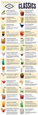Pocket Cocktails Poster And Guide Cocktail Poster And Over 100 Drinks Alcohol Drink Recipes Drinks Alcohol Recipes Alcohol Recipes