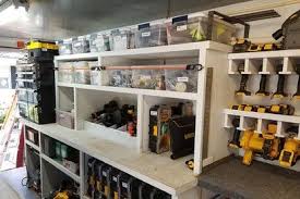 Contractor Enclosed Trailer Setup Google Search Work Trailer Trailer Shelving Trailer Organization