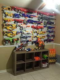 We build a nerf gun wall and it was really easy! Pin On Taegan S Room