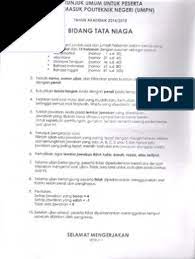 Campus tour politeknik negeri malang 2021 keliling kampus polinema setiap fakultas. Soal Umpn Tata Niaga 2014 Pdf