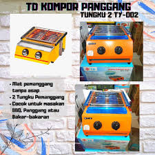 Multi grill pan alat panggang sehat ini dapat membakar : Kompor Panggang Sosis 2 Tungku Toko Perkakas Murah Facebook