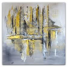Xl Acrylbild Abstrakt Silber Gold Wandbild Abstrakte Malerei Acrylbilder Abstrakt Abstrakte Bilder