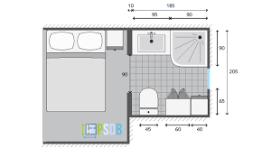 Exemple De Plan De Salle De Bain De 3 8m2 Plan Salle De Bain Salle De Bain 4m2 Salle De Bain